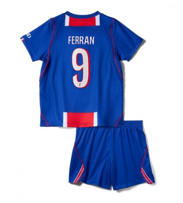 Paris Saint-Germain Ferran Torres #9 Hjemmebanetrøje Børn 2026-27 Kortærmet (+ Korte bukser)